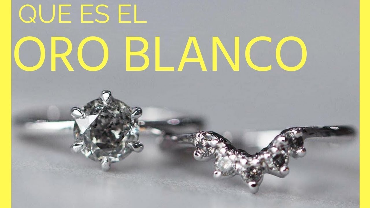 ¿Es mejor comprar joyas de oro blanco o amarillo?