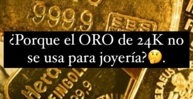 ¿Qué precio tienen las joyas de oro de 24 quilates para mujer?